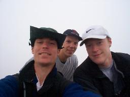 The three of us at the summit.